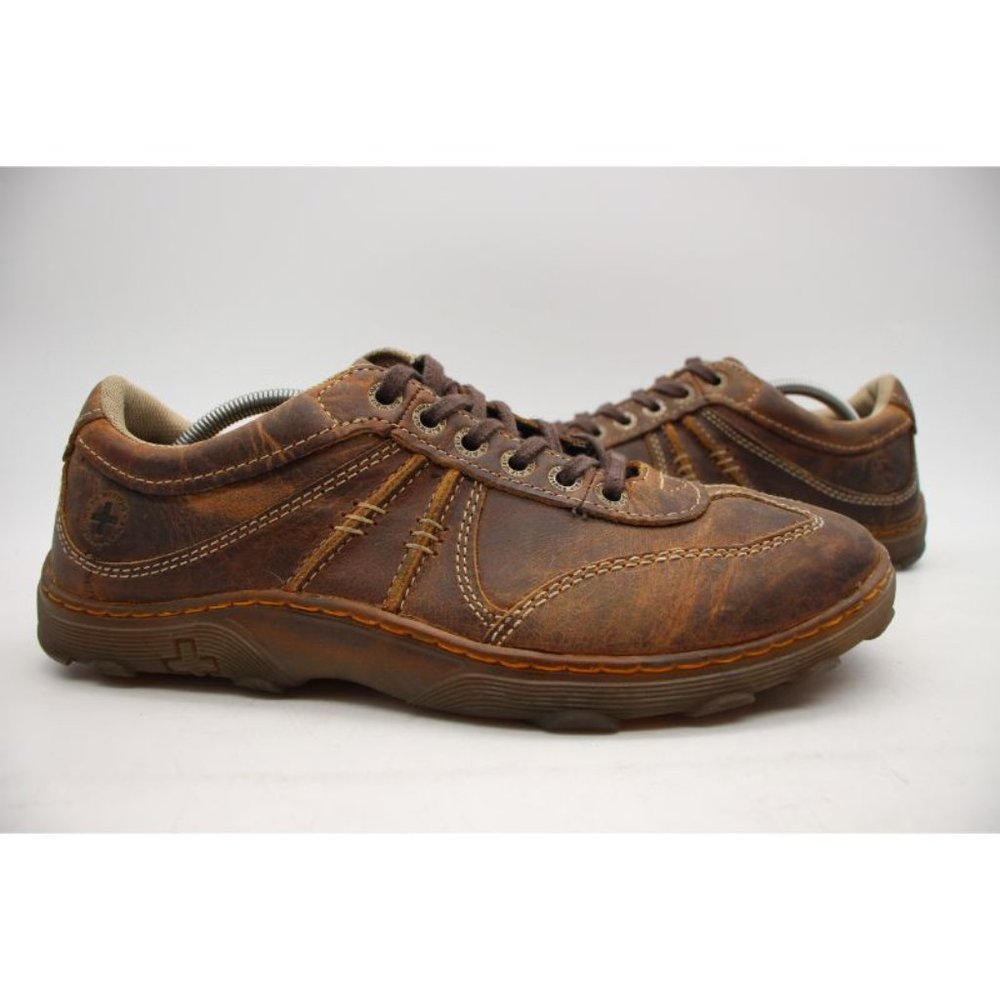 Dr. Martens Kurt Men's Size 12 M Brown Leather Lace Up Comfort Casual Shoes - Picture 1 of 10